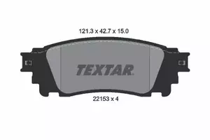 Гальмівні колодки на Lexus NX  Textar 2215301.