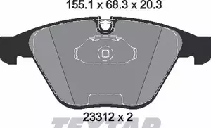 Тормозные колодки Textar 2331211 фотография 4.