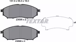 Гальмівні колодки Textar 2369801 фотографія 4.