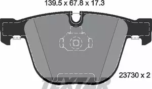 Гальмівні колодки Textar 2373001 фотографія 4.