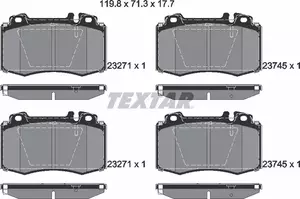 Тормозные колодки Textar 2374502 фотография 4.