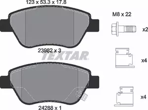 Тормозные колодки Textar 2398202 фотография 3.