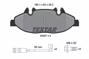 Тормозные колодки Textar 2400701 фотография 3.