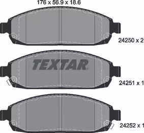 Гальмівні колодки Textar 2425001 фотографія 3.