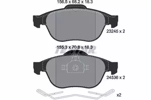 Гальмівні колодки Textar 2453601 фотографія 5.