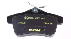 Тормозные колодки Textar 2492201 фотография 3.