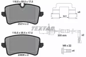 Тормозные колодки Textar 2521401 фотография 1.