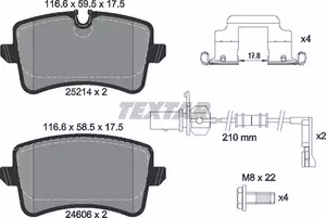 Гальмівні колодки Textar 2521402 фотографія 6.