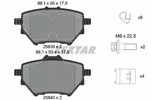 Тормозные колодки Textar 2583901 фотография 5.