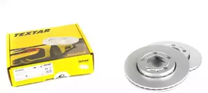 Перфорированный тормозной диск на Шкода Фабия 2 Textar 92106803.