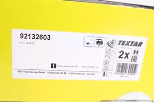 Перфорированный тормозной диск Textar 92132603 фотография 4.