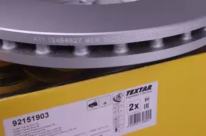 Вентилируемый тормозной диск Textar 92151903 фотография 3.