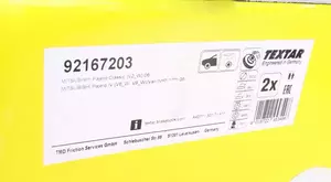 Вентилируемый тормозной диск Textar 92167203.
