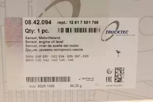 Датчик рівня масла Trucktec Automotive 08.42.094 фотографія 4.