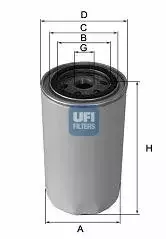 Масляний фільтр на Hyundai H-1  Ufi 23.471.00.