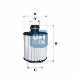 Масляний фільтр Ufi 25.139.00.