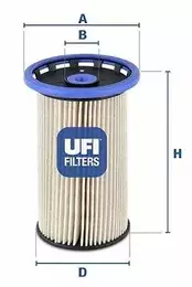 Топливный фильтр Ufi 26.026.00.