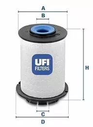 Паливний фільтр Ufi 26.033.00 фотографія 0.