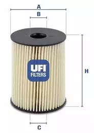 Топливный фильтр Ufi 26.054.00.