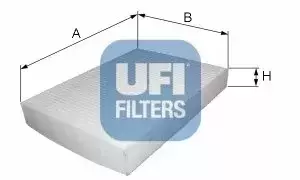 Салонный фильтр на Фиат Дукато  Ufi 53.130.00.