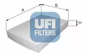 Салонный фильтр Ufi 53.130.00 фотография 4.