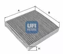 Угольный фильтр салона Ufi 54.291.00.