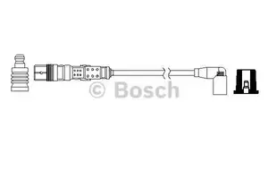 Высоковольный провод зажигания на Сеат Толедо  Bosch 0 986 357 734.