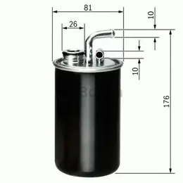 Топливный фильтр на Додж Авенгер  Bosch F 026 402 827.