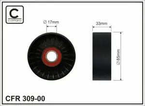 Ролик ременя генератора Caffaro 309-00.