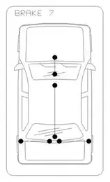 Трос ручного гальма на Ford Transit Tourneo  Cofle 11.5585.