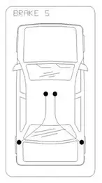 Трос ручника на Seat Ibiza  Cofle 19.105E.