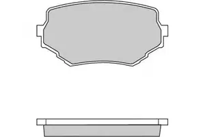 Переднї гальмівні колодки E.T.F. 12-0713.
