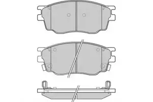Переднї гальмівні колодки E.T.F. 12-1092.