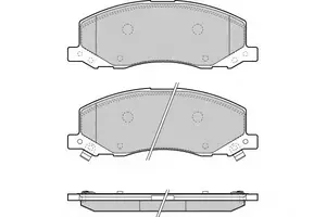 Передние тормозные колодки на Opel Insignia  E.T.F. 12-1378.
