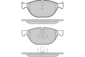 Переднї гальмівні колодки E.T.F. 12-1451.
