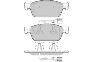 Передние тормозные колодки E.T.F. 12-1478.