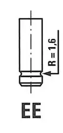 Випускний клапан на Лянча Прізма  Freccia R3563/RCR.