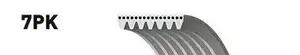 Поликлиновой ремень на Опель Виваро  Gates 7PK1793.