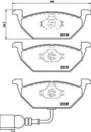 Тормозные колодки Hella Pagid 8DB 355 008-551 фотография 0.