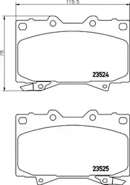 Гальмівні колодки Hella Pagid 8DB 355 009-371 фотографія 0.