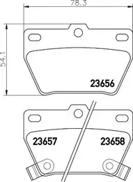 Гальмівні колодки Hella Pagid 8DB 355 010-521 фотографія 1.