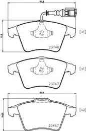 Тормозные колодки Hella Pagid 8DB 355 011-171 фотография 1.