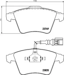 Гальмівні колодки Hella Pagid 8DB 355 011-621 фотографія 1.