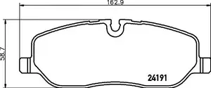 Гальмівні колодки Hella Pagid 8DB 355 011-971 фотографія 0.