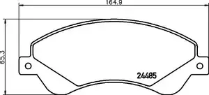 Тормозные колодки Hella Pagid 8DB 355 012-771 фотография 1.