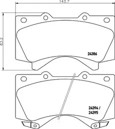 Тормозные колодки Hella Pagid 8DB 355 013-151 фотография 0.