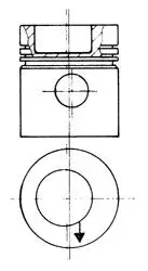 Поршень Kolbenschmidt 93831610.