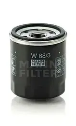 Масляний фільтр на Тайота Авенсіс  Mann-Filter W 68/3.