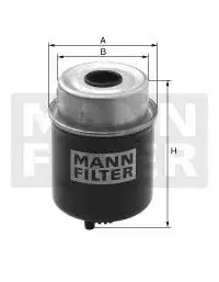 Топливный фильтр Mann-Filter WK 8160.