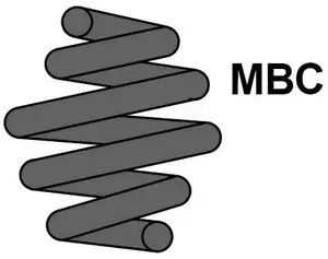 Пружина підвіски Maxtrac MC0903.